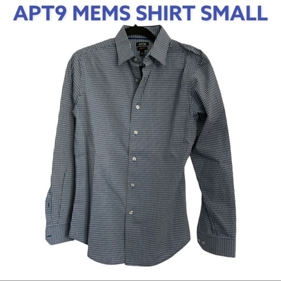 Men’s APT9 SHIRT SLIM FIT SMALL - Picture 1 of 4